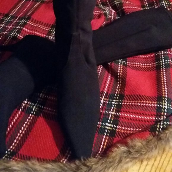 Donald J Pilner Black Fabric Boot - Size 8 - Picture 1 of 10